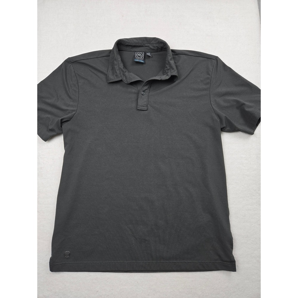 Stormtech Performance Polo Shirt Mens Medium Gray‎ H2X Dry Golf Athletic
